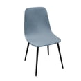 thumbnail image 3 of Stylish Chair Cover Keep Your Chairs Looking New Silver Fox Velvet Material, 3 of 7