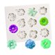thumbnail image 2 of Molde de silicona con forma de margarita, crisantemo y rosa para decoración de tartas y chocolates, herramientas para hornear (gris), 2 of 4