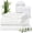 White, variant on Luxury Tencel & Viscose from Cooling Sheet Set,Silky Soft Lyocell Sheets with Deep Pocket, & Breathable Bedding with Pillowcases (White, )