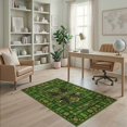 thumbnail image 2 of ODIKA Grid Symbols Currency Note Bold Border Collage Motif Vintage Funky Flowing Pet Friendly & Kids Safe Play for Playroom, Bedroom, Reading Nook, 2 of 7