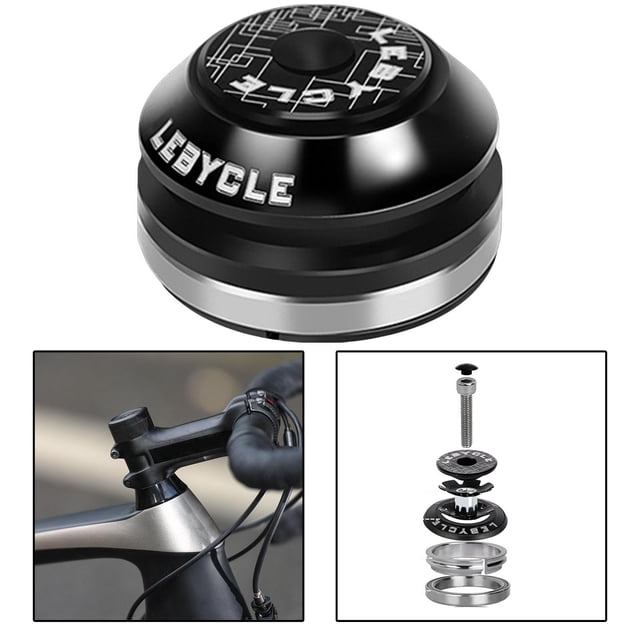 Bike Headset Accessorise Tools, Great Worn Headset That Was Not Steerer Smoothly And Evenly - , 44-52MM Black