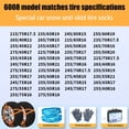 thumbnail image 1 of SPRING 2PCS/Set Car Snow Chain for Car Tire Snow Sock Wheel Tyre Off-road Tires Winter 6008, 1 of 7