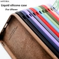 thumbnail image 2 of Funda Cuadrada De Silicona Líquida Para IPhone 11 12 13 Pro Max 7 8 Plus SE 2020, 2 of 4