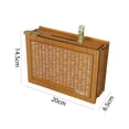 thumbnail image 3 of Hucha Hucha de madera con contador Reutilizable Alcancía Regalo de vacaciones Decoración del hogar (E) Wdftyju  Libre de BPA, 3 of 3