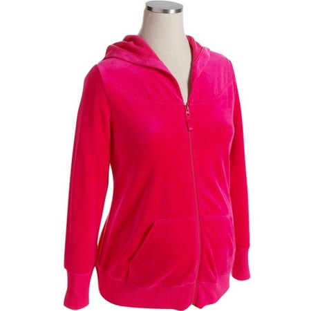 Athletic Works - Maternity Velour Zip Hoodie