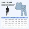 thumbnail image 4 of Disketp Cute Cartoon Corgi for Pajamas Set Long Sleeve Sleepwear Mens Button Down Nightwear Pj Sets-X-Large, 4 of 7