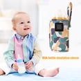 thumbnail image 1 of Calentador De Agua Con Leche Calentador de biberón USB portátil para bebés en movimiento para viajes a casa (camuflaje wh Wdftyju Libre de BPA, 1 of 3