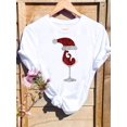 thumbnail image 4 of Camiseta con estampado de árbol de gato para mujer, ropa con estampado de Feliz Navidad y Año Nuevo, 2025, 4 of 5