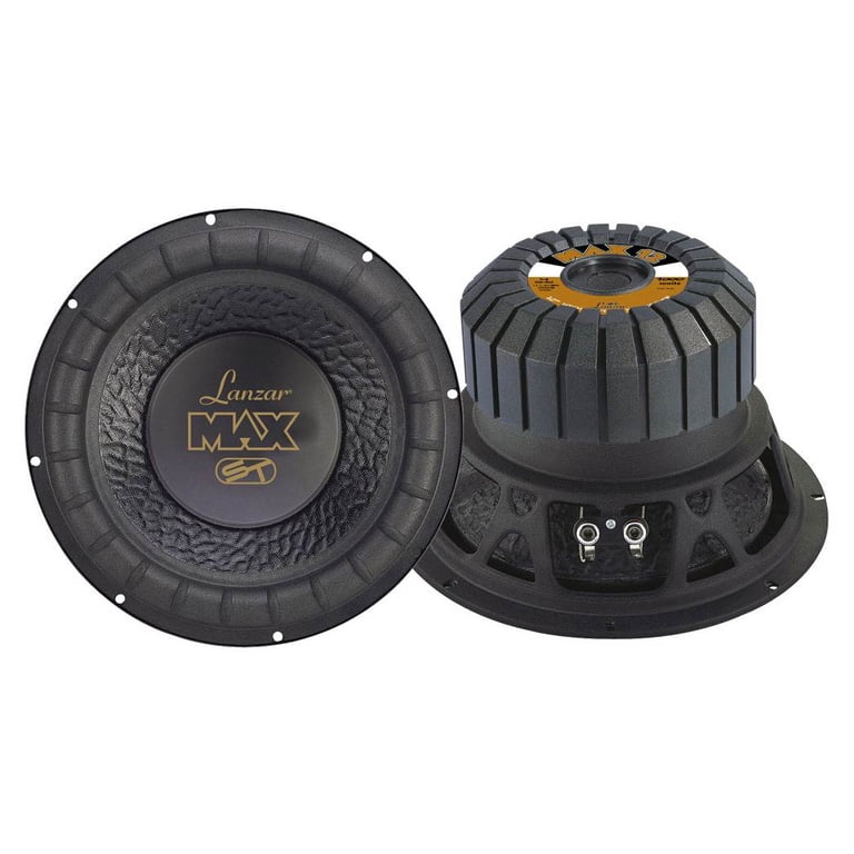 Lanzar MAX12 12 Inch 1000 Watt 4 Ohm Car Audio Power Subwoofer