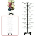 thumbnail image 5 of Wildnix Hat Rack with 35 Hat Rests, 7-Tier Rotating Iron Stand, Large Capacity Storage, Sturdy and Durable, Rust-Proof and Anti-Corrosion Design, Easy to Install for Home and Store Use, 5 of 6