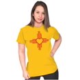 thumbnail image 4 of New Mexico Love Zia Sun Flag Symbol Women's T Shirt Ladies Tee Brisco Brands 2X, 4 of 6