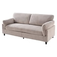 thumbnail image 2 of Lunale 82" Oversized Loveseat Sofa, Modern 2-Seater Cloud Couch for Living Room, Camel Corduroy, 2 of 6