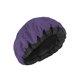 thumbnail image 4 of Gorro acondicionador térmico para microondas con semillas de lino para un tratamiento capilar de acondicionamiento profundo, color morado, inalámbrico., 4 of 5