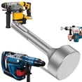 thumbnail image 3 of SDS-Plus T Post Ground Rod Driver, Drill Bit Driver Durable Hammer Drill Rod Converter pour Hammer Drill Ground Rods F.., 3 of 5