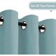 thumbnail image 2 of Cortinas blancas de 96 pulgadas de largo, paneles de tratamiento de ventana/cortinas para sala de estar, diseño moderno, paneles de cortina con ojales para comedor, juego de 2, azul mineral, 52 pulgadas de ancho x 45 pulgadas de largo, 2 of 5
