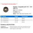 thumbnail image 2 of Flywheel - Compatible with 1975 - 1978 GMC K15 1976 1977, 2 of 2