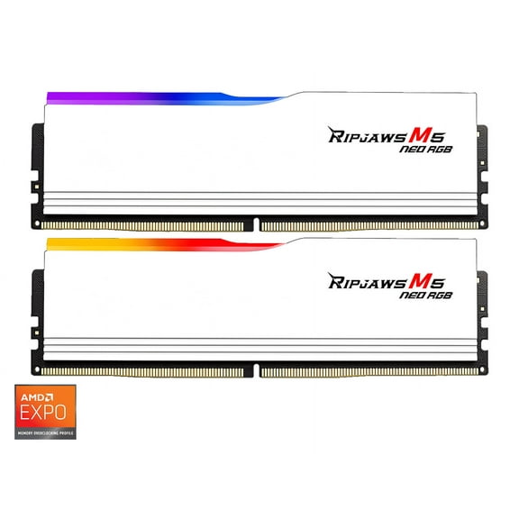 G.SKILL Ripjaws M5 Neo RGB Series 32GB (2 x 16GB) 288-Pin PC RAM DDR5 6000 (PC5 48000) Desktop Memory