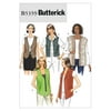 Butterick Pattern Misses' Vest, ZZ (L, XL, XXL)
