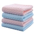 thumbnail image 3 of WHAMVOX  4 Pcs Makeup Remover Towel Face Cloths and Towels Washcloth Blue, 3 of 8