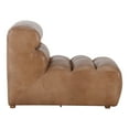 thumbnail image 3 of Moe's Home Collection Ramsay Contemporary Leather Slipper Chair in Brown, 3 of 5