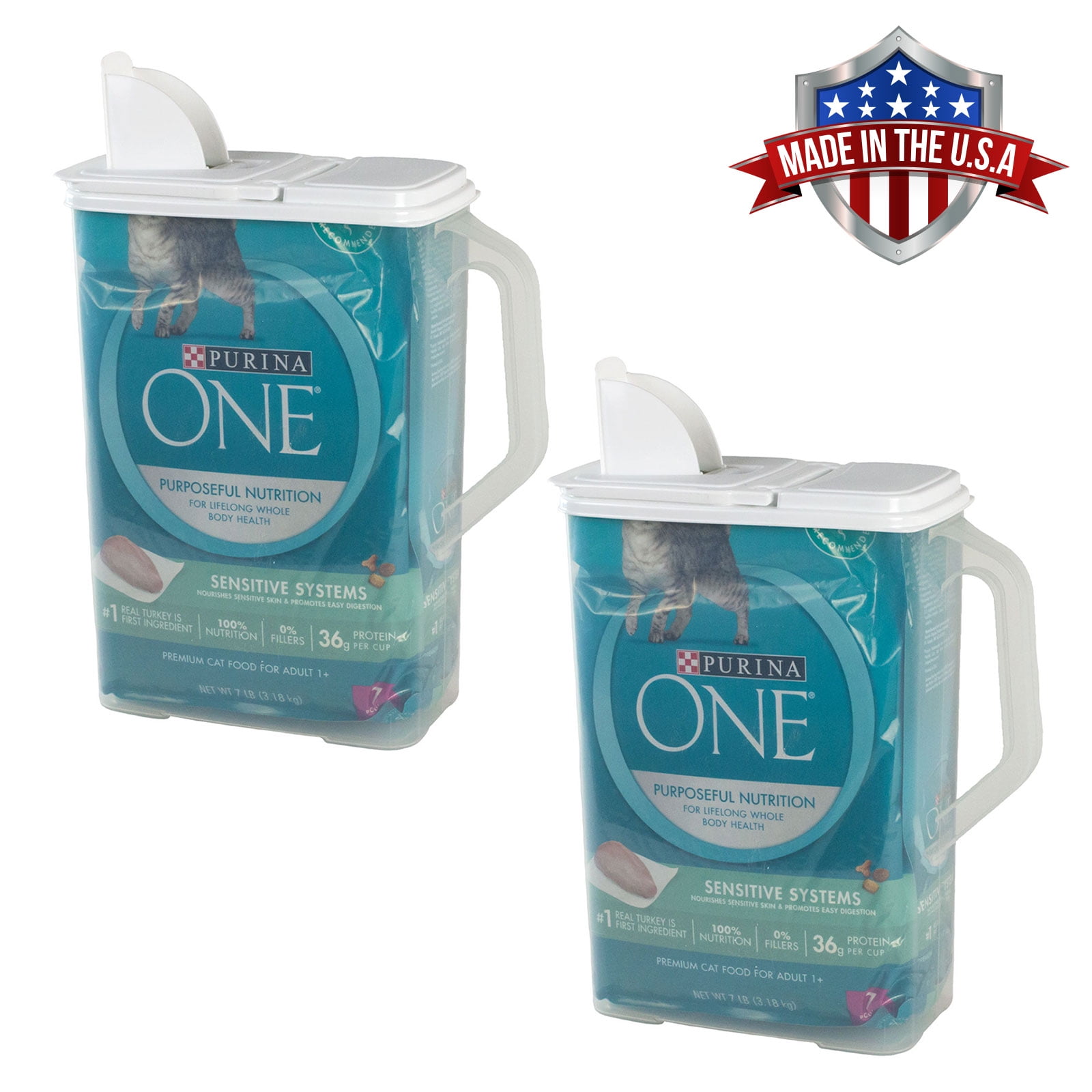 Buddeez Sugar Keeper & More Flip-up Pour SPOUT 2-Pack with Exclusive Clear Containers Set of 3 Sold by Everyday_low_prices