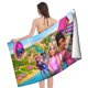 thumbnail image 4 of Barbie Toalla de playa de secado rápido con diseño temático, regalo para mujeres y niñas, ideal para cumpleaños, fans, amantes de la música, uso en la playa o al aire libre,78*160cm, 4 of 6
