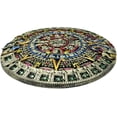 thumbnail image 4 of MORÍN Imágenes| Escultura Decorativa | Calendario de Pared Azteca 32 cm | Resina Pintada a Mano (Plata), 4 of 5