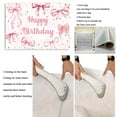 thumbnail image 5 of Pink Bow Happy Birthday Decorations Kit 153 Pcs Balloons Cute Bow Arch Garland Kit 6x4FT Coquette Birthday Party Photography Background for Girls Women Cute Bachelorette Party Baby Shower Decoration, 5 of 5