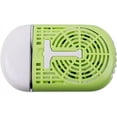 thumbnail image 4 of Secador de pelo portátil - Verde, batería de iones de litio Mini ventilador incorporado de escritorio Ventilador de aire acondicionado recargable USB, 4 of 4