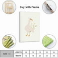 thumbnail image 2 of Funny Silly Goose Wall Art Beige Nursery Decor Farm Poster Aesthetic Cute Duck Animal Painting Wall Decor Farmhouse Cottage Core Canvas Print For Bedroom Bathroom Nursery Unframed, 2 of 6