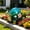 Multicolor Size A5, variant on VVQ Solar Garden Lamp Crystal Ball, Luminous Animals Figurine Resin Night Light for Outdoor Patio Balcony, Waterproof Solar Powered Decorative Light for Garden Lawn Pathway
