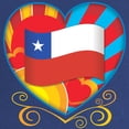 thumbnail image 2 of CafePress - Chilean Heart Maternity Dark T Shirt - Maternity Dark T-Shirt, 2 of 3