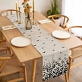 thumbnail image 3 of Halloween Table Runner - 72 Inch Long, Kitchen Dining Table Runner Dresser Scarves, Beige Rustic Horror Bat Spooky Halloween Farmhouse Decor for Coffee Tables Wedding Party Banquet, 3 of 8
