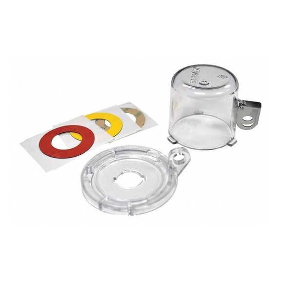 Brady Push Button Lockout,Clear,2-1/2" L 139793