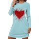 thumbnail image 4 of TaTaai Women's Valentine's Day Plus Size Printed Loungewear Set, Long Sleeve Top and Pants, Casual Sleepwear Two Piece Gift, 4 of 4