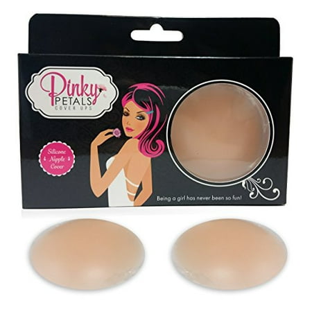 - Pasties Womens Reusable Silicone Nipple Covers Set by Pinky Petals
