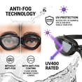 thumbnail image 2 of Swimming Goggles Anti-Fog UV Protection Swim Glasses w/ Earplug for Men Women, 2 of 11