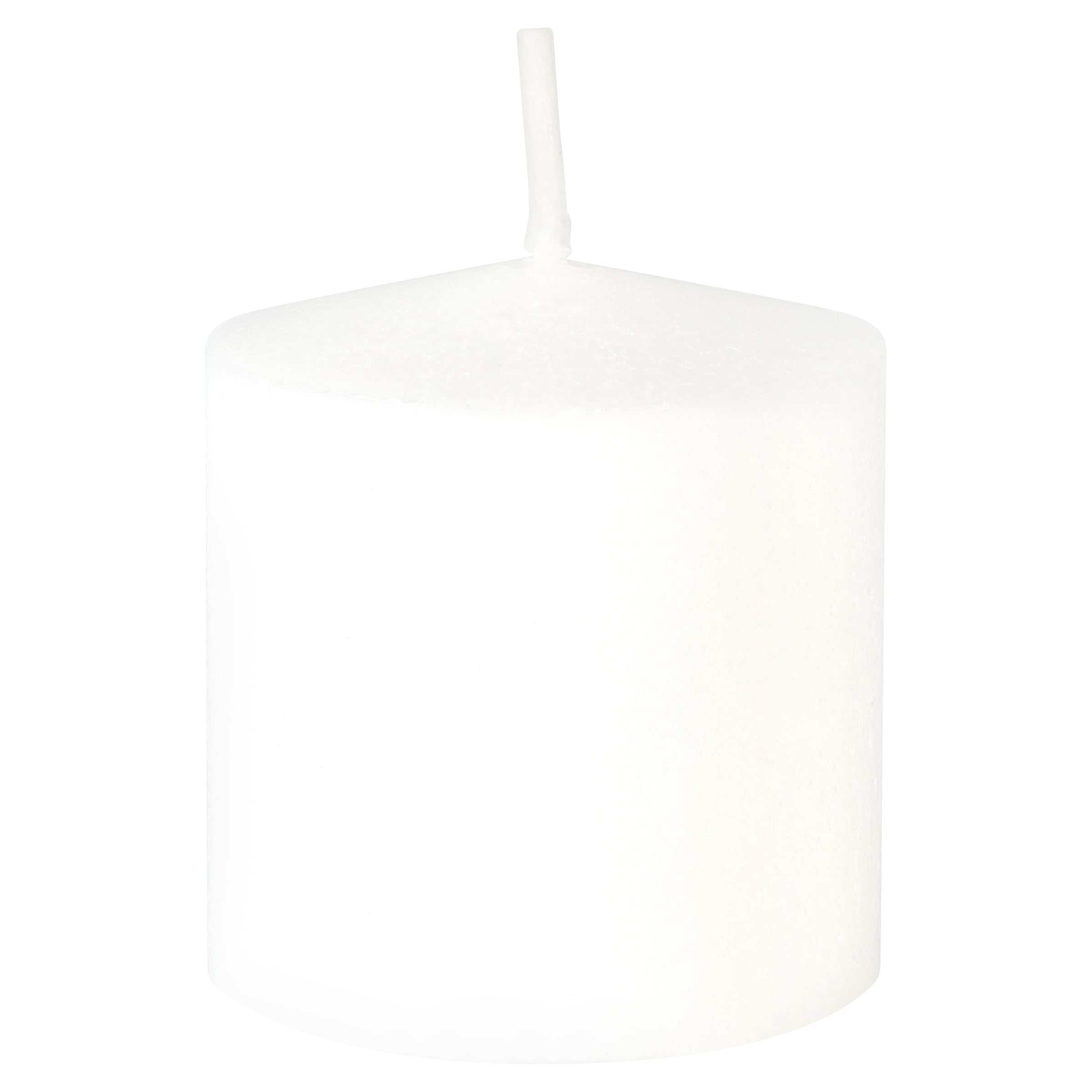 Mainstays Unscented Votive Candles, White, 4 Count