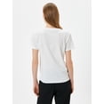 thumbnail image 3 of Cotton Crew Neck Short Sleeve Printed T-Shirt, 3 of 6