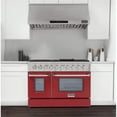 thumbnail image 2 of Pemberly Row 48" 6.7 cu. ft. Dual Fuel Range for Natural Gas in Red, 2 of 15