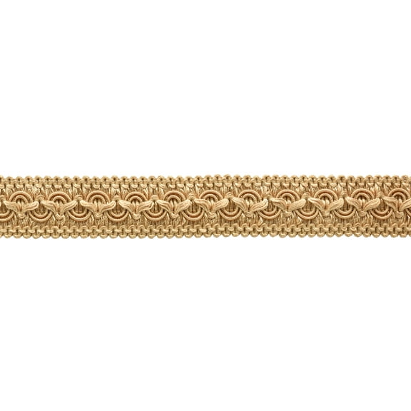 1" (2.5cm) Solid Wide Gimp Braid Trim # 0100SG, Champagne Gold #83 (Champagne Gold) Sold By The Yard (36"/3 ft/0.9m)