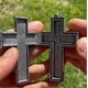 thumbnail image 4 of Hidden Compartment Cross Necklace for Enthusiasts, 4 of 5