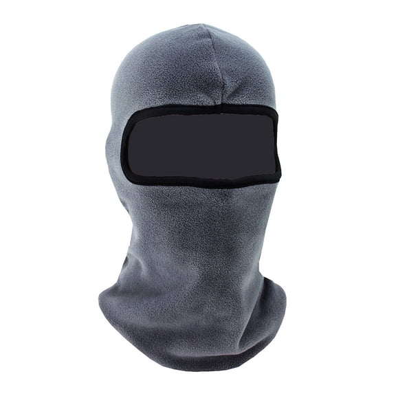 TOPTIE Warm Balaclava Ski Mask for Outdoor Work and Winter Sports Activities-Grey