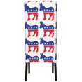 thumbnail image 3 of Dining Chair Covers,Democrat Bandana Soft Stretch Removable Washable Dining Chair Protector Seat Slipcover for Home, Party, Dining Room, 3 of 8