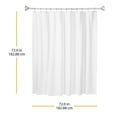 thumbnail image 2 of Whitmor Vinyl Shower Curtain with Copper Plated Grommets, 72" x 72", 2 of 5