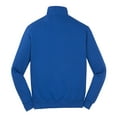 thumbnail image 6 of Mens 1/4 Zip Cotton/Poly Fleece Sweatshirt True Royal 4X-Large, 6 of 8