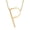 Gold P, variant on HIJONES Women's Men's Stainless Steel Hip Hop Initial 26 Letter A to Z Pendant Necklaces Big Alphabet Personalized Charm Chain Necklace Silver J