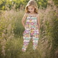 thumbnail image 4 of Easter Toddler Kids Printing Jumpsuit Playsuit Strap Romper Summer Outfits Clothes for Boys Girls, 4 of 6
