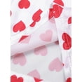 thumbnail image 6 of YiZYiF Mens Heart Print Classic Soft Boxer Shorts Loose Sports Pants White L, 6 of 7