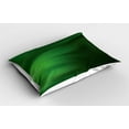 thumbnail image 2 of Ambesonne Forest Green Pillow Sham 2 Pack, Green Ombre Effect, 36"x20", Forest Green Pale Green, 2 of 3